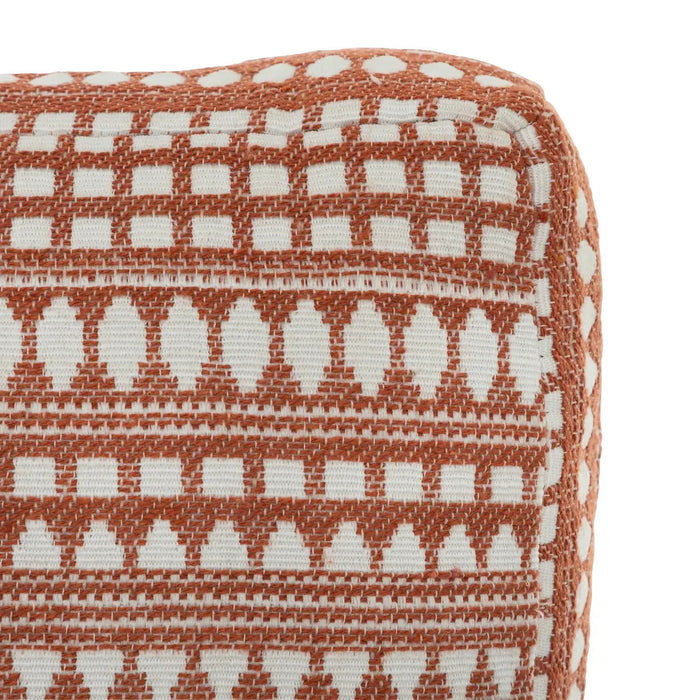 Atmosphera Vloerkussen|zitkussen Fantasy - steenrood - 38 x 38 cm