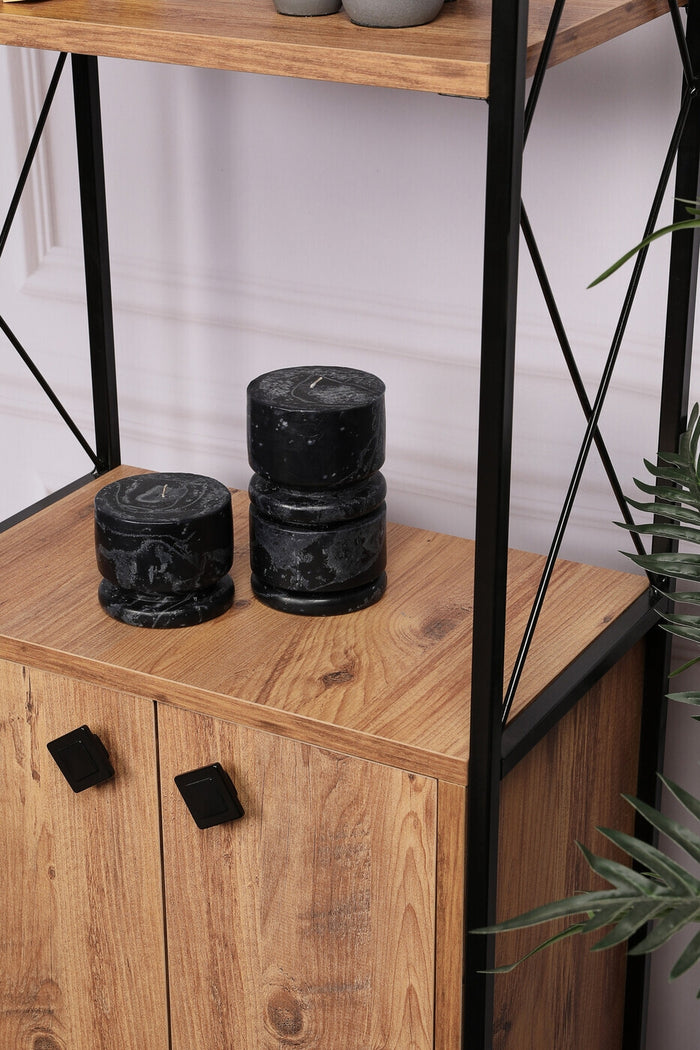 Giga Meubel - Boekenkast Pine Hout - 49x30x180cm - Tervel