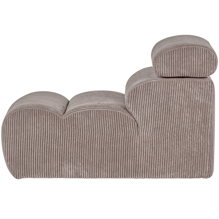 WOOOD Novi 1-Zits Element Bank - Ribstof - Zand - 86x82x113