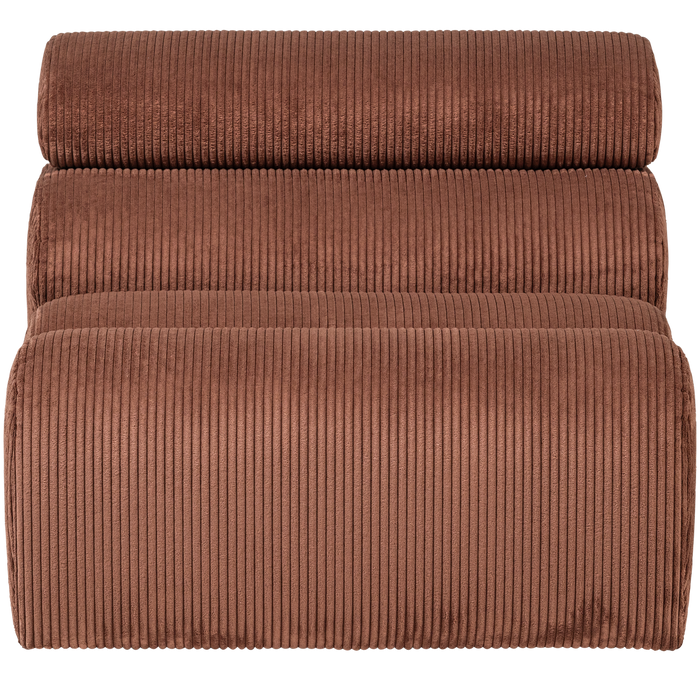 WOOOD Novi 1-Zits Element Bank - Ribstof - Terra - 86x82x113