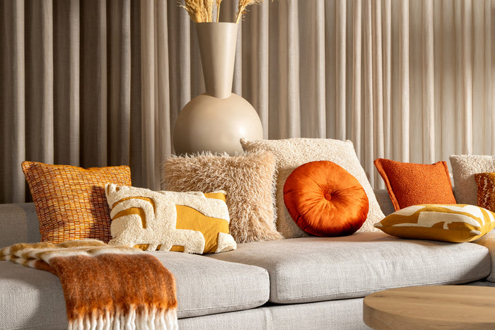 Dutch Decor sierkussen ELLEN - 45x45 cm Potters Clay