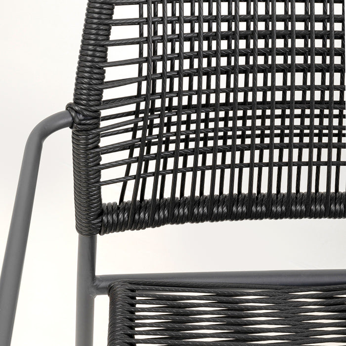 Kare Design Madagascar tuinstoel armleuningen - zwart