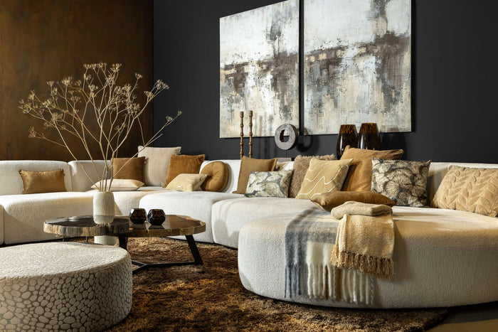 Dutch Decor kussenhoes CIRI - 30x50 cm Semolina