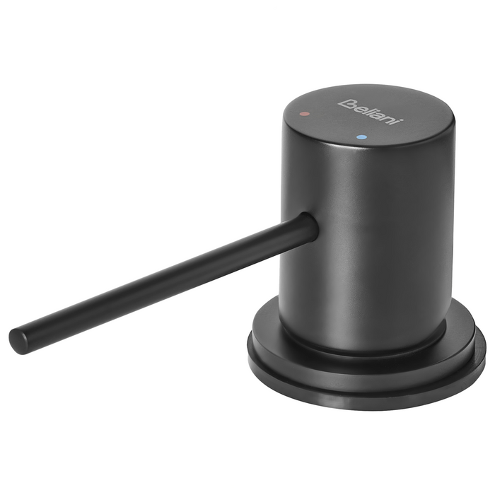 Beliani - COLICO - Wastafelmengkraan - Zwart - Messing