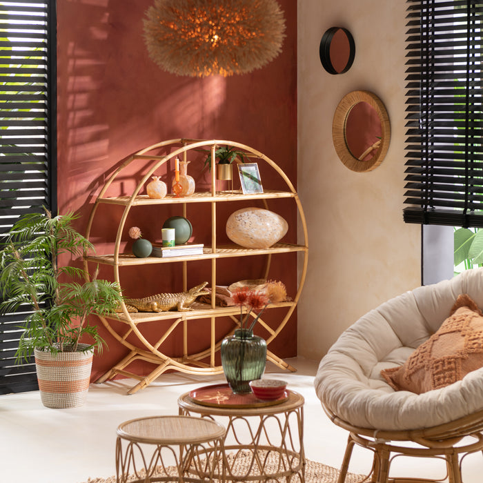 J-Line tapijt Havana - polyester - naturel|wit - small