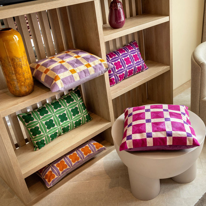 Dutch Decor kussenhoes CLOVER - 30x50 cm Deep Lavender