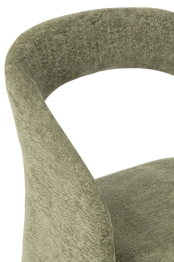 J-Line stoel Anise - textiel - muntgroen