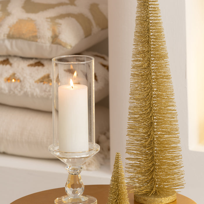 J-Line bijzettafel Druppel - metaal - goud - 2 stuks