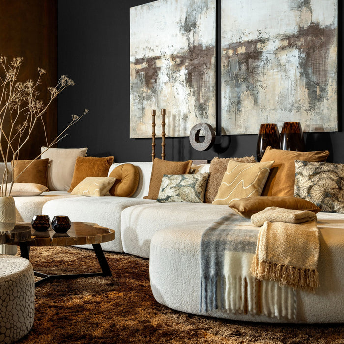 Dutch Decor kussenhoes ZAYA - 45x45 cm Tobacco Brown