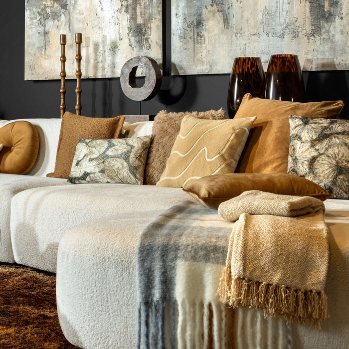 Dutch Decor kussenhoes ZAYA - 45x45 cm Tobacco Brown