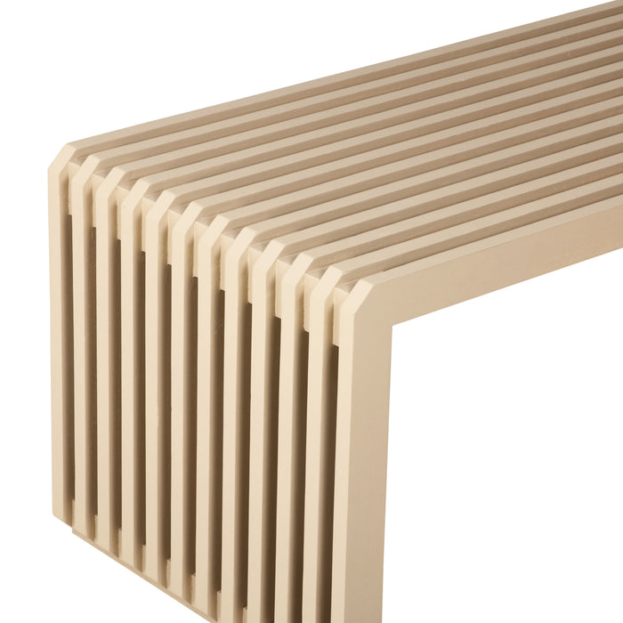 HKliving Slatted Bankje B 96 cm - Zand