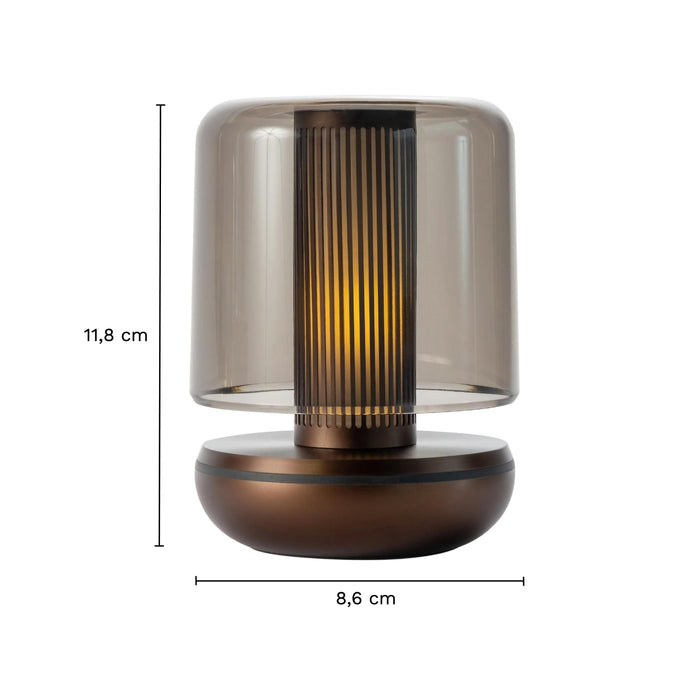 Humble Firefly Oplaadbare Tafellamp - Bronze Smoked