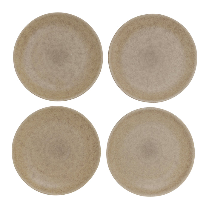 by fonQ Mixed Ceramics Dinerborden 4st. - Ø 26,5 cm - Zand