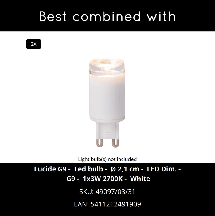 Lucide DUARTE Vloerlamp - Koffie