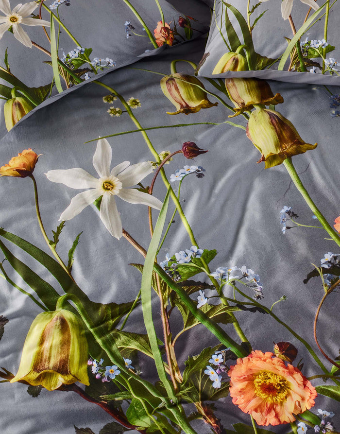 Essenza Ficaria Kussensloop 60x70 cm - Grijs