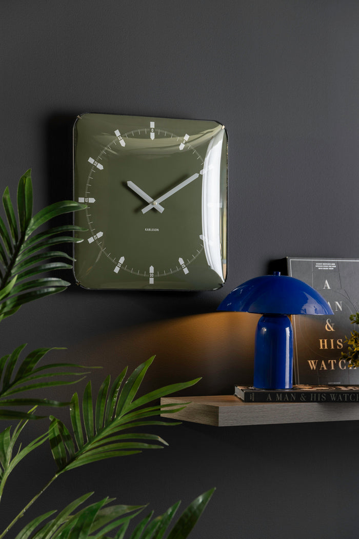 Karlsson - Wall Clock Sucinto Dome Square