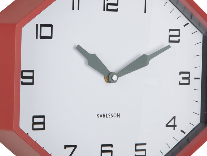 Karlsson - Wall Clock Modern Factory Octagon