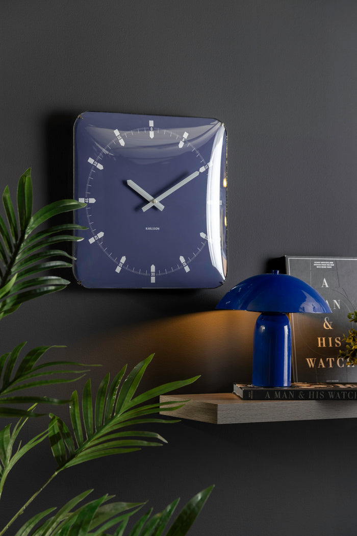 Karlsson - Wall Clock Sucinto Dome Square
