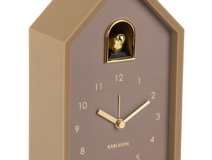 Karlsson - Alarm Clock Modern Cuckoo Oro