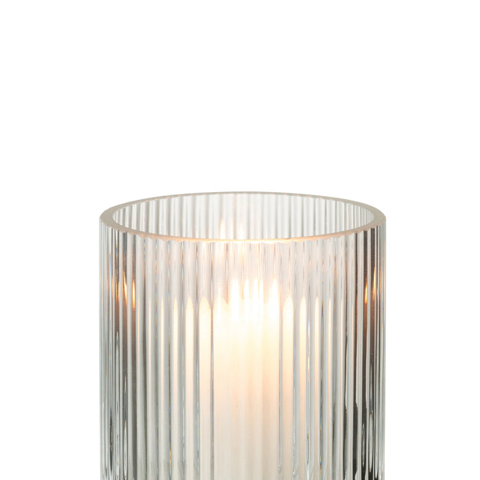 J-Line windlicht Clara - glas - transparant - small