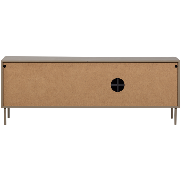 WOOOD Gunnar Tv Meubel - Grenenhout - Mud|Bruin - 56x154x44