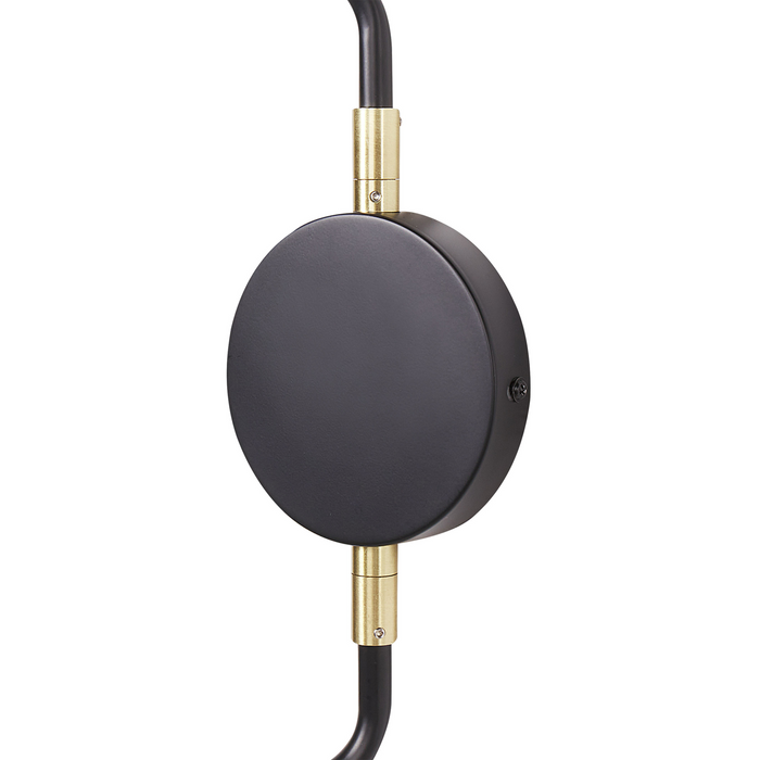 Beliani - KADASSA - Wandlamp - Zwart - Staal