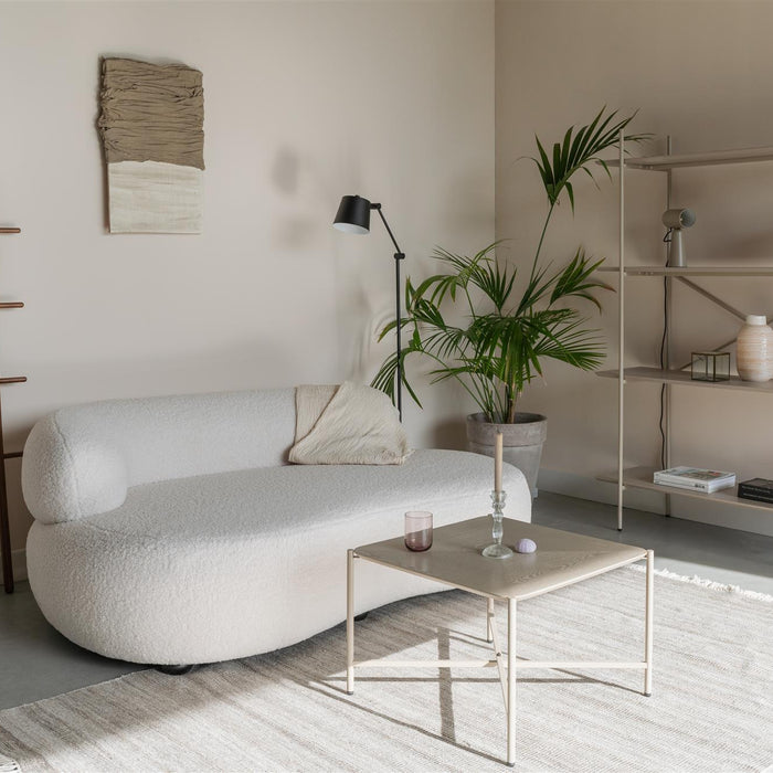 by fonQ Cosmo 2,5-zitsbank - Teddy - Wit