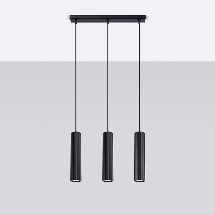 Sollux Hanglamp Karbon 3-lichts
