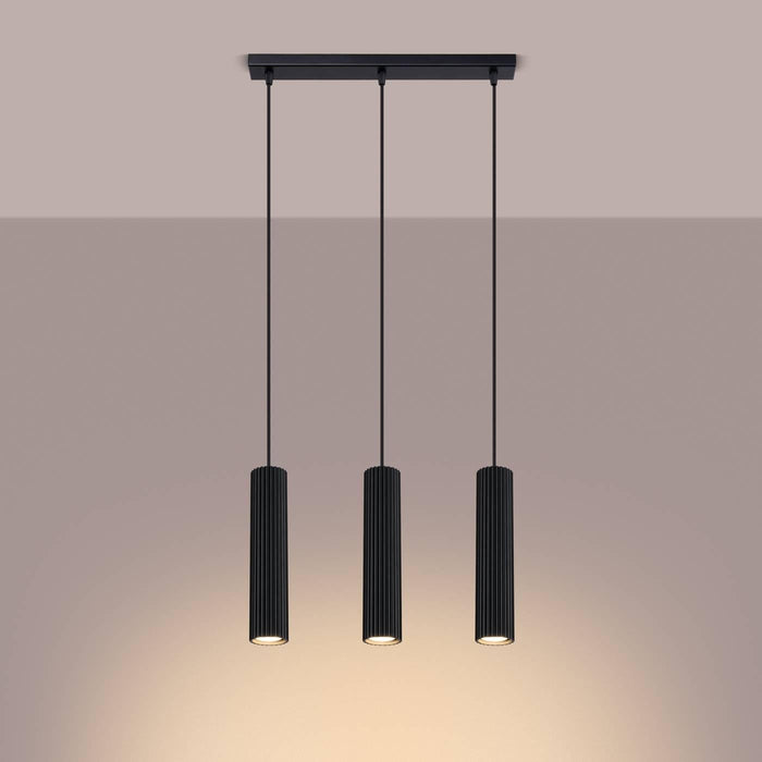 Sollux Hanglamp Karbon 3-lichts