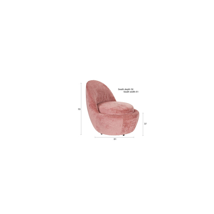 Housecraft Living Nash Fauteuil Pink - Roze