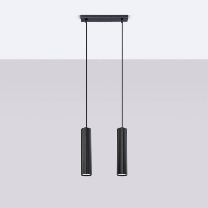 Sollux Hanglamp Karbon 2-lichts