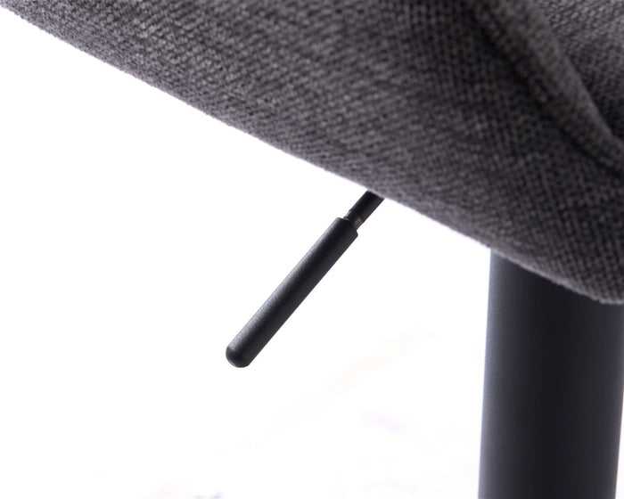 Giga Living - Barkruk Donkergrijs - Draaibaar - Nolan - Set van 2