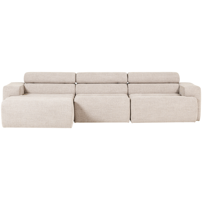 WOOOD Novi Chaise Longue Bank Links - Polyester - Naturel