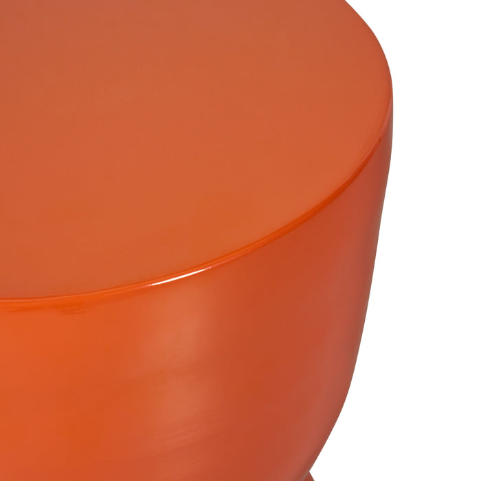 Bijzettafel Wolfsburg - Oranje - Metaal