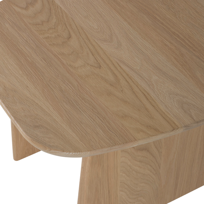 WOOOD Tablo Salontafel 60 cm - Eiken - Transparant - 40x59x59