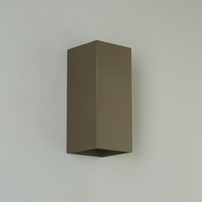 Searchlight Wall Wandlamp Vierkant - H 15,4 cm - Latte