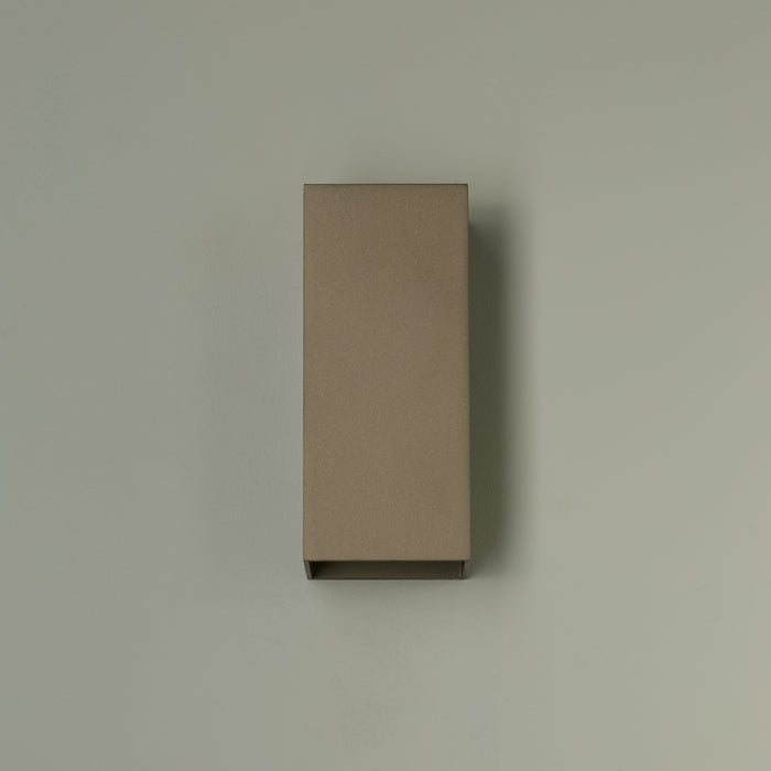 Searchlight Wall Wandlamp Vierkant - H 15,4 cm - Latte