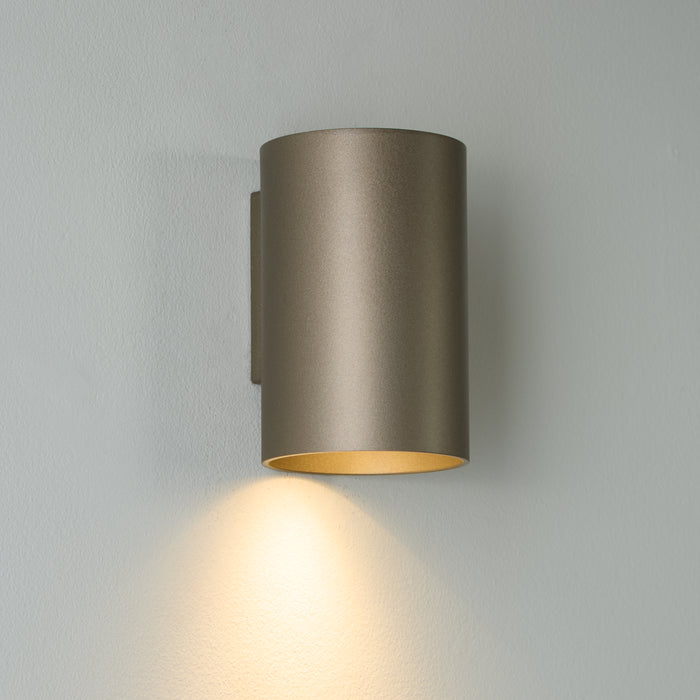 Searchlight Wall Wandlamp Cilinder - H 10 cm - Latte