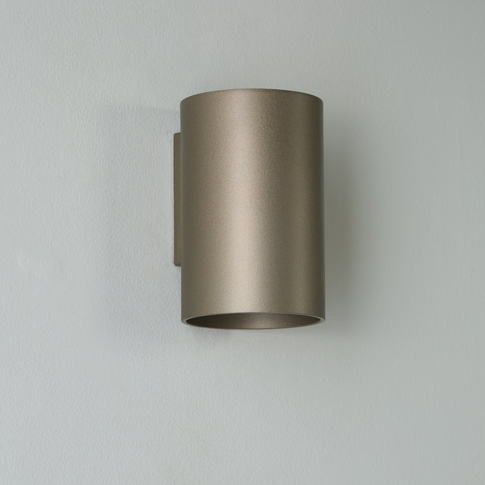 Searchlight Wall Wandlamp Cilinder - H 10 cm - Latte