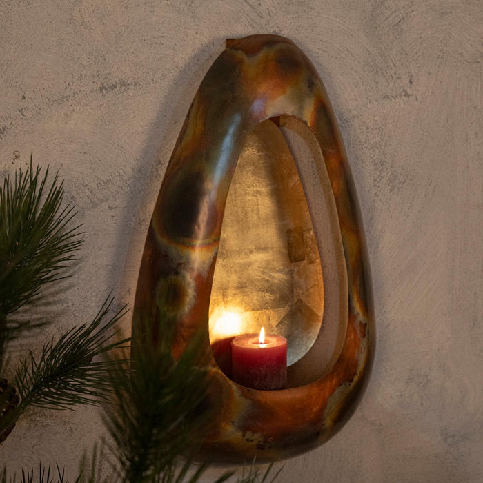 PTMD Magni Copper Iron Oval Wall Stormlight L