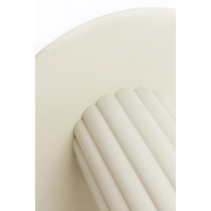 Light&living Bijzettafel Ø91,5x60,5 cm ROSARIO spiegel helder+crème