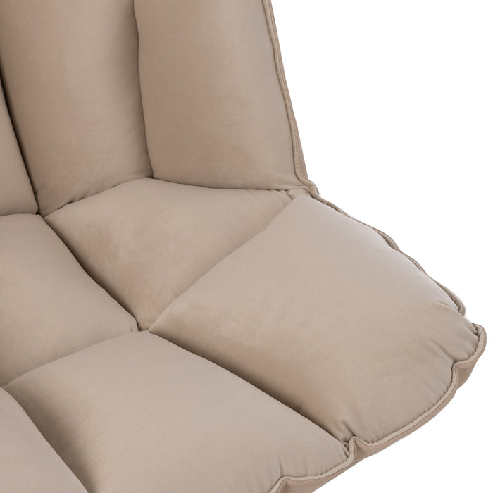 J-Line stoel Relax Kussen - textiel|metaal - beige