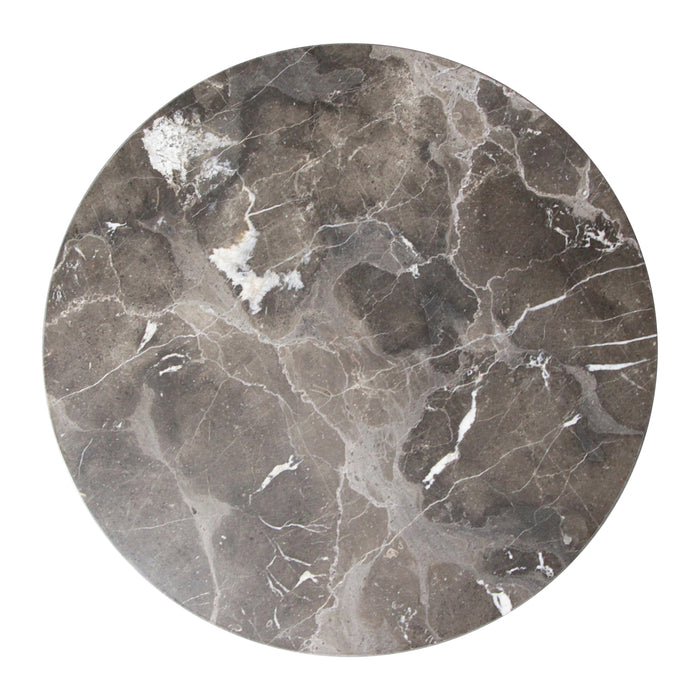 by fonQ Vein Bijzettafel H 51 x Ø 45 cm - Bruin