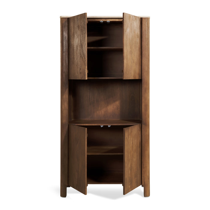 by fonQ Brato Wandkast met Marmeren Blad - Mangohout