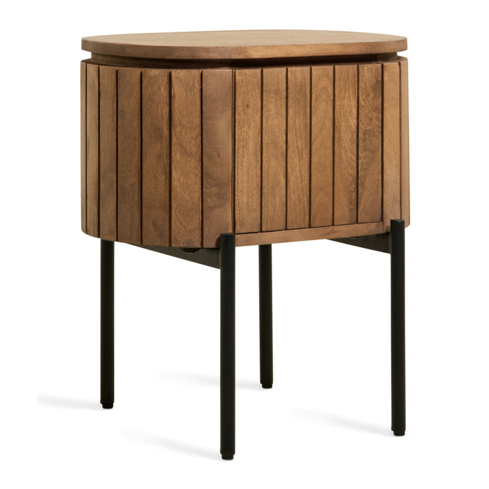 by fonQ Runo Nachtkastje Staand - Lichtbruin