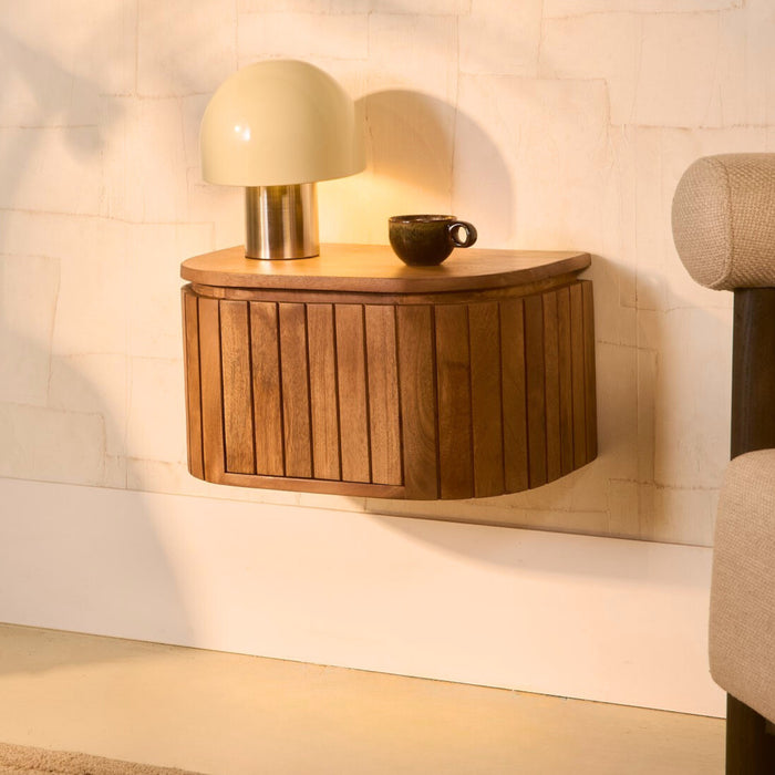 by fonQ Runo Nachtkastje Hangend - Lichtbruin