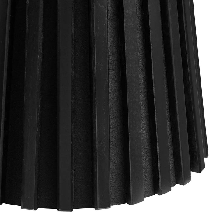 House Nordic Osaka Zwart Eiken Bijzettafel Rond