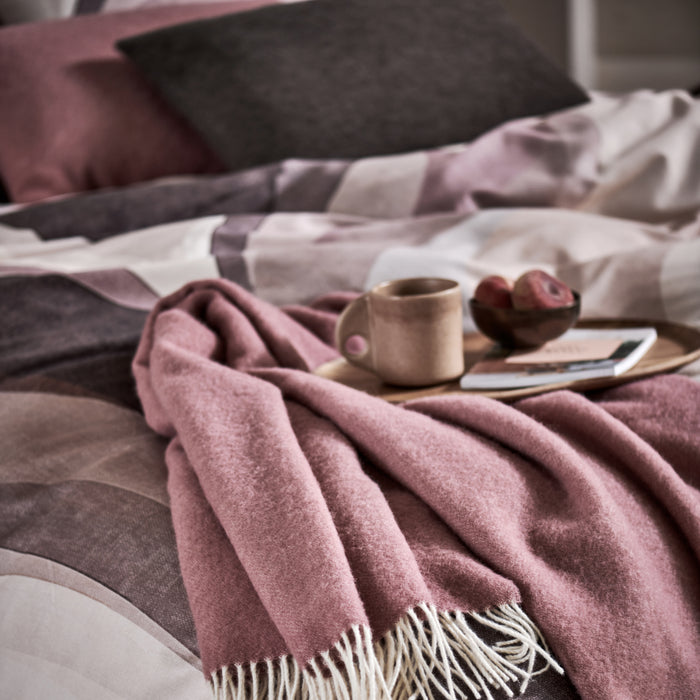 Vandyck Bellavita Plaid 160 x 260 cm - Sepia Pink