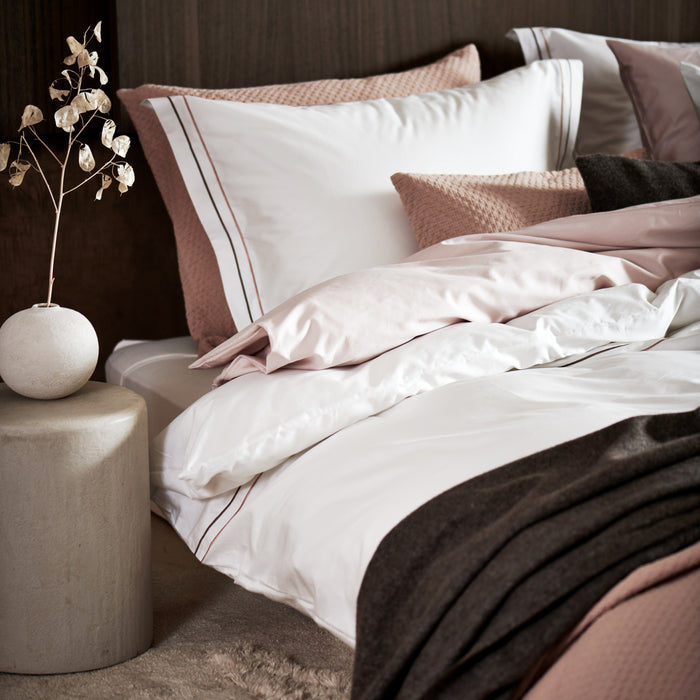 Vandyck Purity Napels Dekbedovertrek 200 x 200/200 cm - Rosewood
