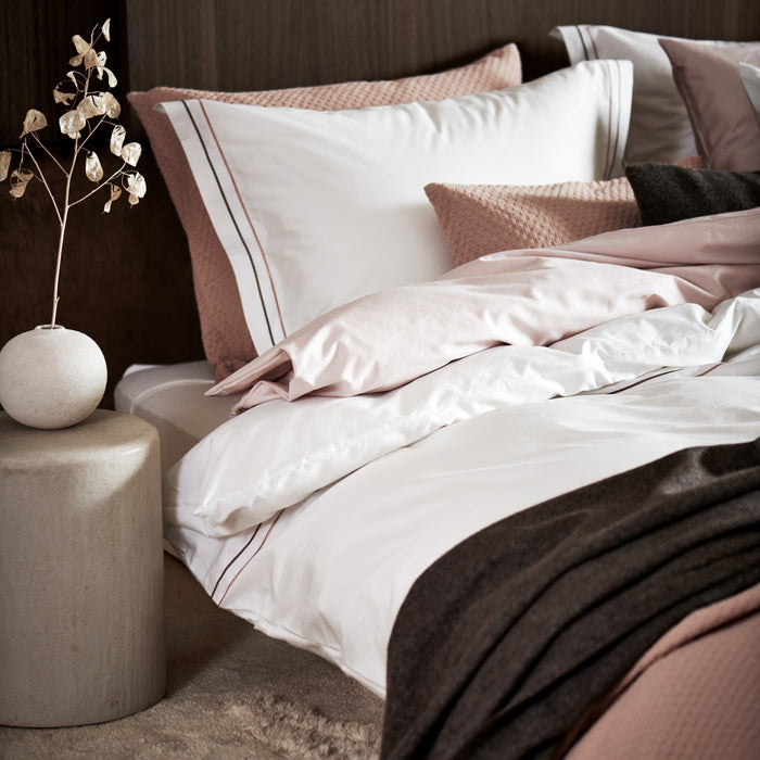 Vandyck Purity Napels Dekbedovertrek 240 x 200/200 cm - Rosewood